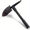 1pc Portable Foldable Camping Shovel - Multifunctional Hiking Tool for Entrenching, Digging, and Cleaning