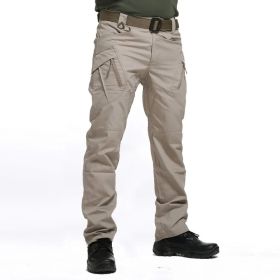 City Tactical Cargo Pants Classic Outdoor Hiking Trekking Army Tactical Joggers Pant Camouflage Military Multi Pocket Trousers (Khaki: M)