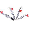 `1pc Spinner Spoon Fishing Lure; 10g 14g 21g 28g Fishing Lure Baits Treble Hook For Trout Pike Pesca; Fish Tackle