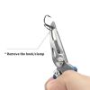 Luya Pliers Stainless Steel Curved Mouth Fish Line Scissors Multi-functional Clip Fish Line Sub Ring Opening Fishing Tools